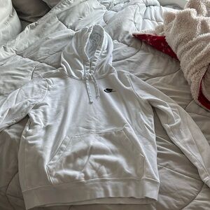 Kids small Nike hoodie, white. Never worn, in great condition